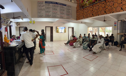 Reception and visitor area