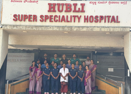 Hospital staff members